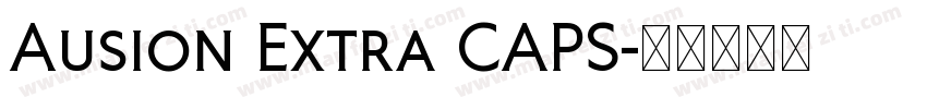 Ausion Extra CAPS字体转换